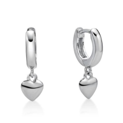 HUGGIE, HEART DANGLE 3.2 x 9.6 mm