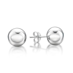 2mm SILVER BALL STUDS (SOLID)